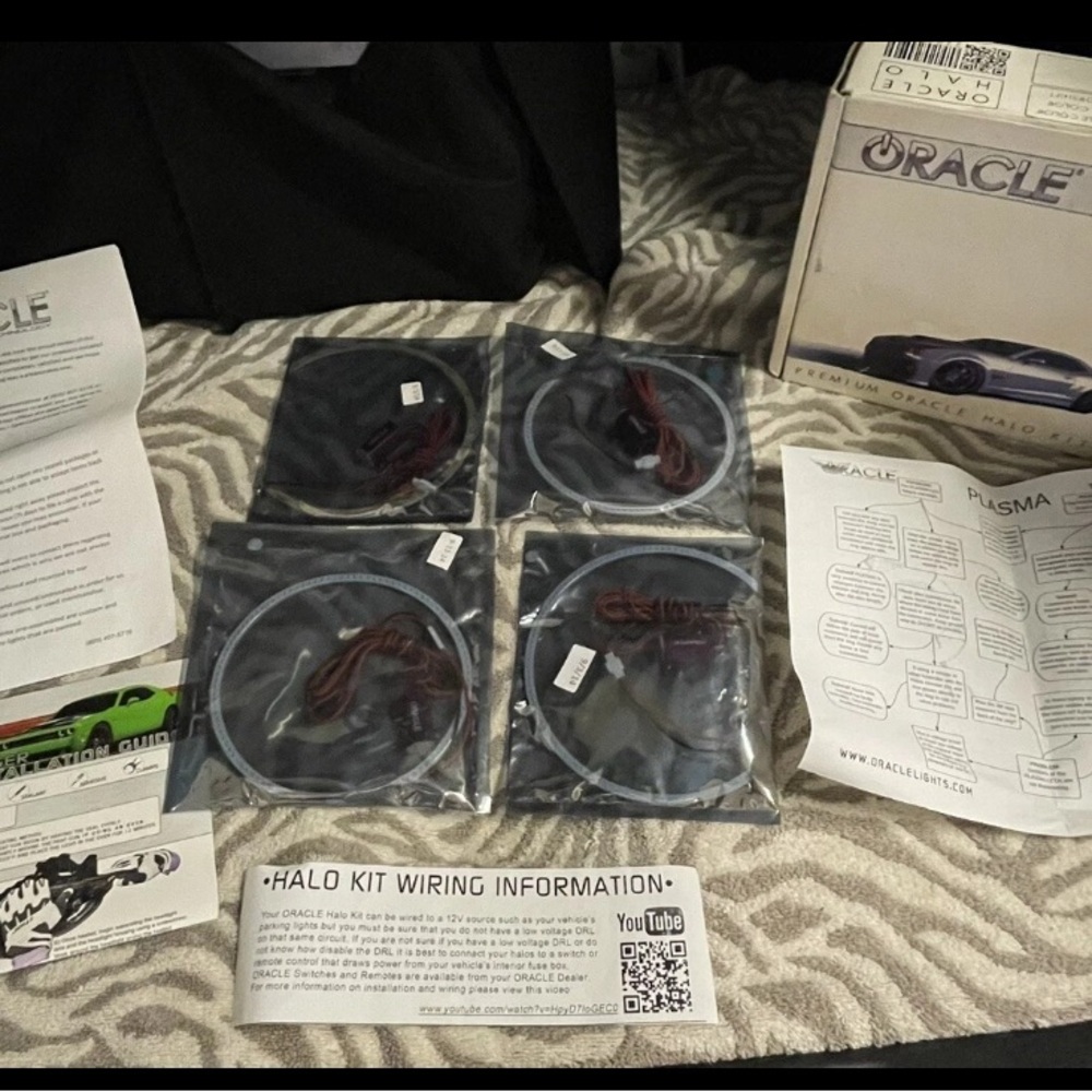 Oracle Premium Oracle Halo Kit 2015+Dodge Challenger Headlight Halo Installation